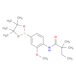 2246765-36-4 N-(2-methoxy-4-(4,4,5,5-tetramethyl-1,3,2-dioxaborolan-2-yl)phenyl)-2,2-dimethylbutanamide