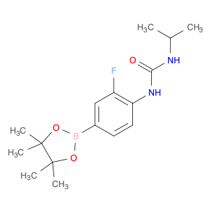 2246769-29-7 1-[2-fluoro-4-(tetramethyl-1,3,2-dioxaborolan-2-yl)phenyl]-3-(propan-2-yl)urea