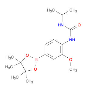 2246799-61-9 1-isopropyl-3-(2-methoxy-4-(4,4,5,5-tetramethyl-1,3,2-dioxaborolan-2-yl)phenyl)urea