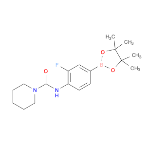 2246811-65-2 N-(2-fluoro-4-(4,4,5,5-tetramethyl-1,3,2-dioxaborolan-2-yl)phenyl)piperidine-1-carboxamide