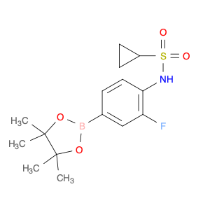 2246829-52-5 N-[2-fluoro-4-(tetramethyl-1,3,2-dioxaborolan-2-yl)phenyl]cyclopropanesulfonamide