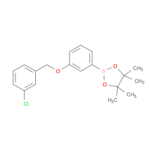 2246838-42-4 1,3,2-Dioxaborolane, 2-[3-[(3-chlorophenyl)methoxy]phenyl]-4,4,5,5-tetramethyl-