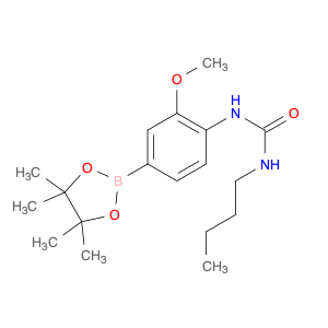 2246849-82-9 1-butyl-3-(2-methoxy-4-(4,4,5,5-tetramethyl-1,3,2-dioxaborolan-2-yl)phenyl)urea