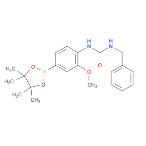 2246852-97-9 1-benzyl-3-(2-methoxy-4-(4,4,5,5-tetramethyl-1,3,2-dioxaborolan-2-yl)phenyl)urea