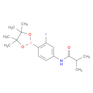 2246875-71-6 N-[3-fluoro-4-(tetramethyl-1,3,2-dioxaborolan-2-yl)phenyl]-2-methylpropanamide