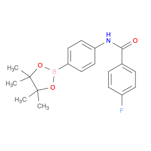 2246888-14-0 4-fluoro-N-(4-(4,4,5,5-tetramethyl-1,3,2-dioxaborolan-2-yl)phenyl)benzamide