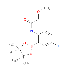 2246895-78-1 N-[4-fluoro-2-(tetramethyl-1,3,2-dioxaborolan-2-yl)phenyl]-2-methoxyacetamide