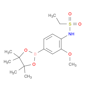 2246900-42-3 N-(2-methoxy-4-(4,4,5,5-tetramethyl-1,3,2-dioxaborolan-2-yl)phenyl)ethanesulfonamide