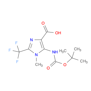 5-(tert-butoxycarbonylamino)-1-methyl-2-(trifluoromethyl)imidazole-4-carboxylic acid