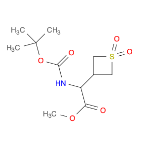 2279126-47-3 methyl 2-(tert-butoxycarbonylamino)-2-(1,1-dioxothietan-3-yl)acetate