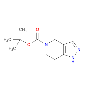 5H-Pyrazolo[4,3-c]pyridine-5-carboxylic acid, 1,4,6,7-tetrahydro-, 1,1-dimethylethyl ester