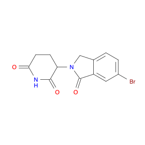 2304513-76-4 3-(6-Bromo-1-oxoisoindolin-2-yl)piperidine-2,6-dione