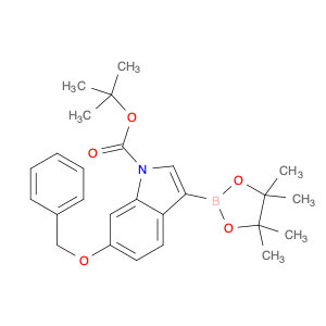 2304633-94-9 tert-butyl 6-benzyloxy-3-(4,4,5,5-tetramethyl-1,3,2-dioxaborolan-2-yl)indole-1-carboxylate