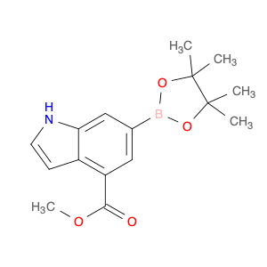 2304635-05-8 methyl 6-(4,4,5,5-tetramethyl-1,3,2-dioxaborolan-2-yl)-1H-indole-4-carboxylate