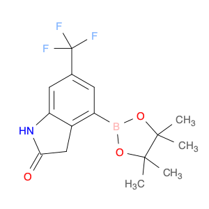 2304635-22-9 4-(4,4,5,5-tetramethyl-1,3,2-dioxaborolan-2-yl)-6-(trifluoromethyl)-2,3-dihydro-1H-indol-2-one