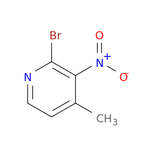 23056-45-3 Pyridine, 2-bromo-4-methyl-3-nitro-