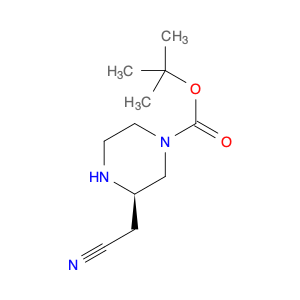 2306248-13-3 tert-butyl (3R)-3-(cyanomethyl)piperazine-1-carboxylate