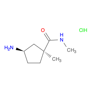 2306249-68-1 (1S,3R)-3-amino-N,1-dimethyl-cyclopentanecarboxamide hydrochloride