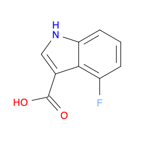 1H-Indole-3-carboxylic acid, 4-fluoro-