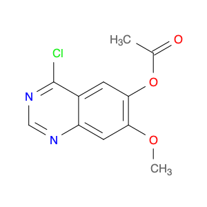 6-Quinazolinol, 4-chloro-7-methoxy-, 6-acetate