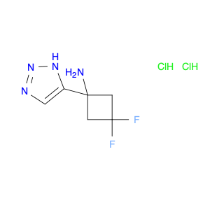 2316459-16-0 3,3-difluoro-1-(1H-triazol-5-yl)cyclobutanamine;dihydrochloride