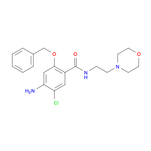 23205-23-4 Benzamide, 4-amino-5-chloro-N-[2-(4-morpholinyl)ethyl]-2-(phenylmethoxy)-