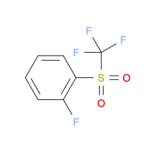 Benzene, 1-fluoro-2-[(trifluoromethyl)sulfonyl]-