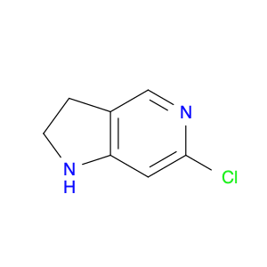 23596-25-0 1H-Pyrrolo[3,2-c]pyridine, 6-chloro-2,3-dihydro-