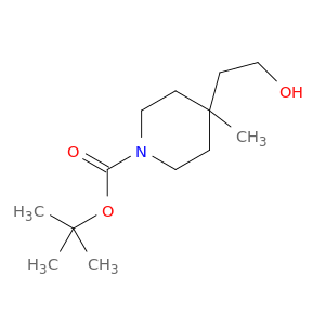 236406-33-0 1-Piperidinecarboxylic acid, 4-(2-hydroxyethyl)-4-methyl-, 1,1-dimethylethyl ester