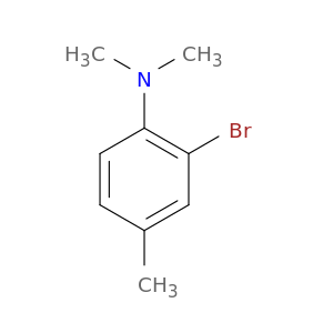 23667-06-3 Benzenamine, 2-bromo-N,N,4-trimethyl-