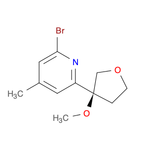 2368946-04-5 2-bromo-6-[(3S)-3-methoxytetrahydrofuran-3-yl]-4-methyl-pyridine