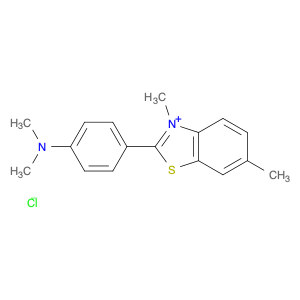 2390-54-7 2-(4-(Dimethylamino)phenyl)-3,6-dimethylbenzo[d]thiazol-3-ium chloride