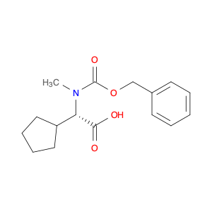 2411591-78-9 (S)-2-(((Benzyloxy)carbonyl)(methyl)amino)-2-cyclopentylacetic acid