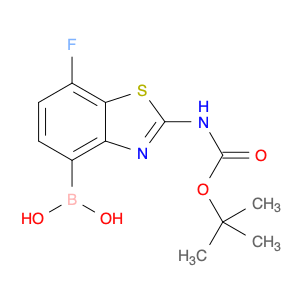 2415163-55-0 [2-(tert-butoxycarbonylamino)-7-fluoro-1,3-benzothiazol-4-yl]boronic acid