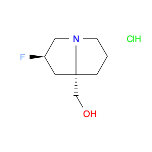 2416218-32-9 [(2R,8S)-2-fluoro-1,2,3,5,6,7-hexahydropyrrolizin-8-yl]methanol;hydrochloride