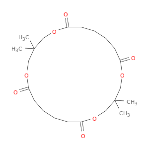 1,5,12,16-Tetraoxacyclodocosane-6,11,17,22-tetrone, 3,3,14,14-tetramethyl-