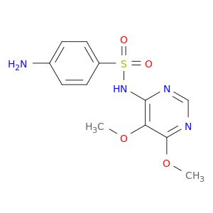 Benzenesulfonamide, 4-amino-N-(5,6-dimethoxy-4-pyrimidinyl)-