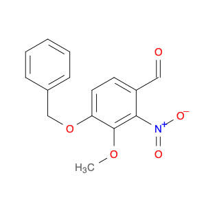 2450-27-3 Benzaldehyde, 3-methoxy-2-nitro-4-(phenylmethoxy)-