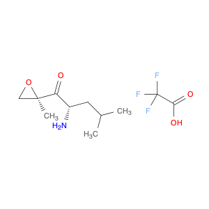 247068-85-5 1-Pentanone, 2-amino-4-methyl-1-[(2R)-2-methyl-2-oxiranyl]-, (2S)-, 2,2,2-trifluoroacetate (1:1)