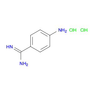 Benzenecarboximidamide, 4-amino-, hydrochloride (1:2)