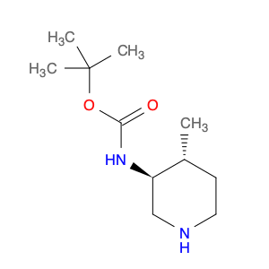 250275-23-1 Carbamic acid, [(3R,4S)-4-methyl-3-piperidinyl]-, 1,1-dimethylethyl ester, rel-