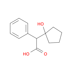 Benzeneacetic acid, α-(1-hydroxycyclopentyl)-