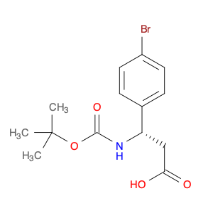 261165-06-4 Benzenepropanoic acid, 4-bromo-β-[[(1,1-dimethylethoxy)carbonyl]amino]-, (βS)-