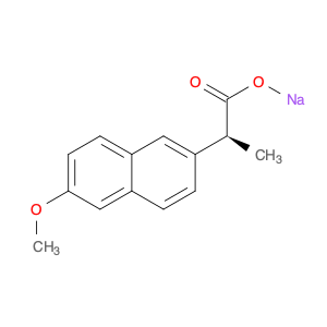 26159-34-2 2-Naphthaleneacetic acid, 6-methoxy-a-methyl-, sodium salt, (aS)-