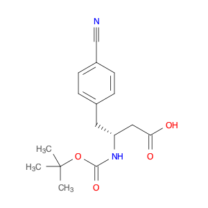 269726-86-5 (R)-3-((tert-Butoxycarbonyl)amino)-4-(4-cyanophenyl)butanoic acid