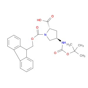 273222-06-3 (2S,4R)-1-(((9H-Fluoren-9-yl)Methoxy)carbonyl)-4-((tert-butoxycarbonyl)aMino)pyrrolidine-2-carboxylic acid