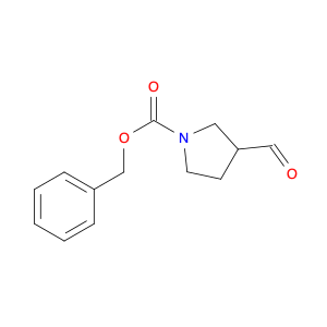 1-Pyrrolidinecarboxylic acid, 3-formyl-, phenylmethyl ester