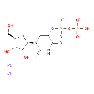 27821-45-0 Uridine 5'-(trihydrogen diphosphate), sodium salt (1:2)