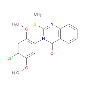 282729-72-0 4(3H)​-​Quinazolinone, 3-​(4-​chloro-​2,​5-​dimethoxyphenyl)​-​2-​(methylthio)​-