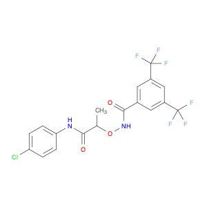 285986-88-1 Benzamide, N-[2-[(4-chlorophenyl)amino]-1-methyl-2-oxoethoxy]-3,5-bis(trifluoromethyl)-